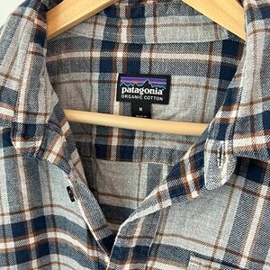 Patagonia Organic Cotton Plaid Flannel Shirt
